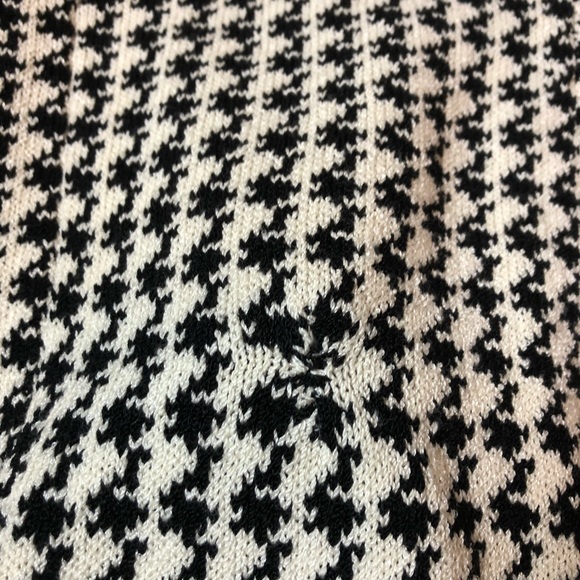 🌻Vintage Roberta Pinto houndstooth cardigan S - Picture 7 of 9